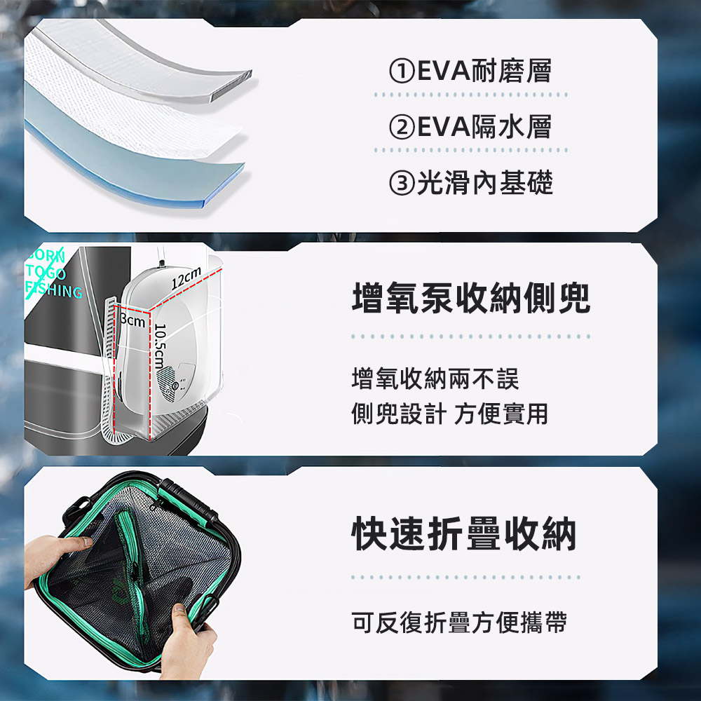 【上手家居】透明折疊取水桶-8L 8L桶+打水繩(折疊水桶/活餌桶/誘餌桶/摺疊水桶/露營水桶/活魚桶/釣魚桶), , large