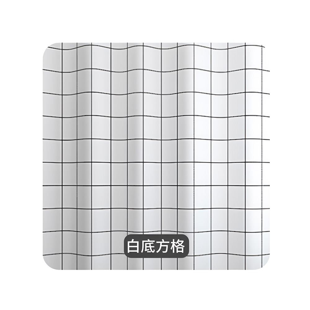 【上手家居】PEVA加厚防水浴簾-白底方格(浴室浴簾/防水簾/隔間簾/浴室簾/浴室拉簾/防霉浴簾/乾濕分離), , large