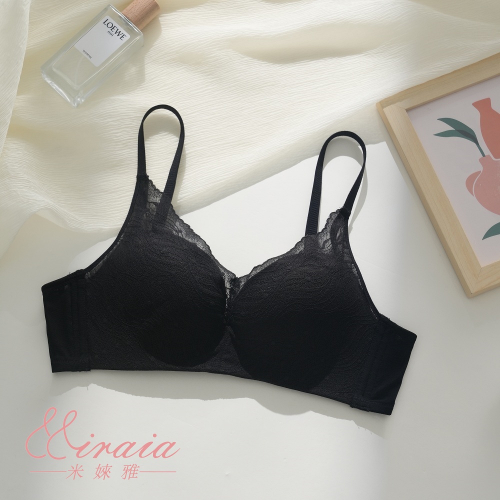 【Miraia米婡雅】波紋蕾絲無痕內衣(無鋼圈內衣、舒適內衣、24HR無感內衣), , large