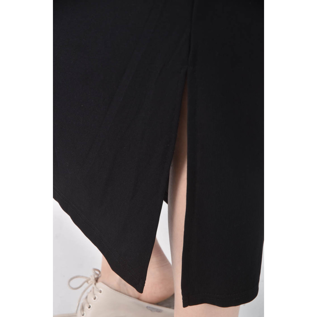 (M) 韓牌黑色洋裝二手衣, , large