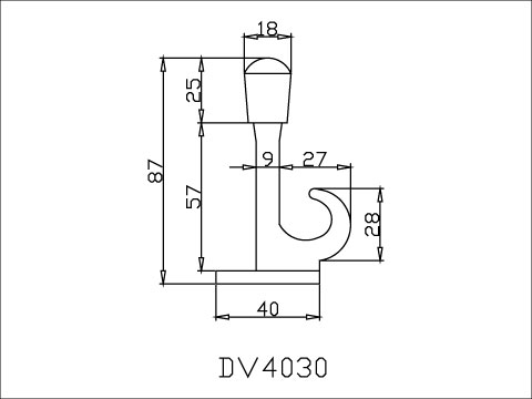 【協進五金】門檔 鎳色, , large