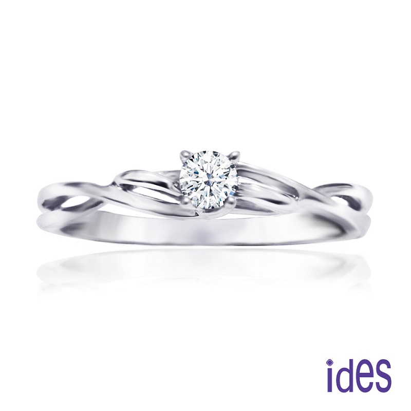 [ides愛蒂思] 成年禮 生日禮 日系輕珠寶OL系列設計款14K金鑽石戒指/雅緻 (戒圍請於訂單備註)