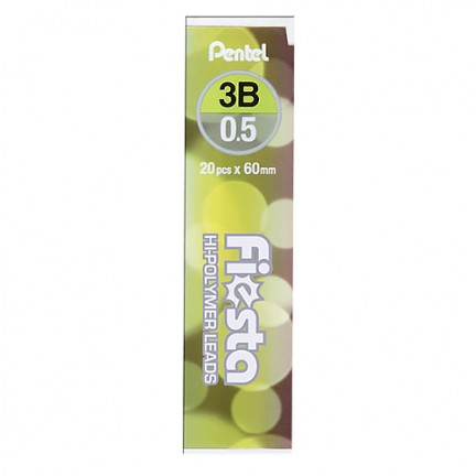 【 Pentel 飛龍 】自動鉛筆芯 0.5mm /個 C235TF   -  3B, , large