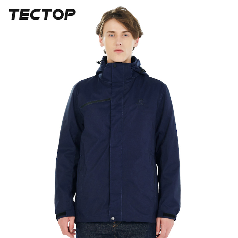 探拓戶外TECTOP 9245079全防水衝鋒衣 防風防雨保暖三合一 兩件式外套, , large