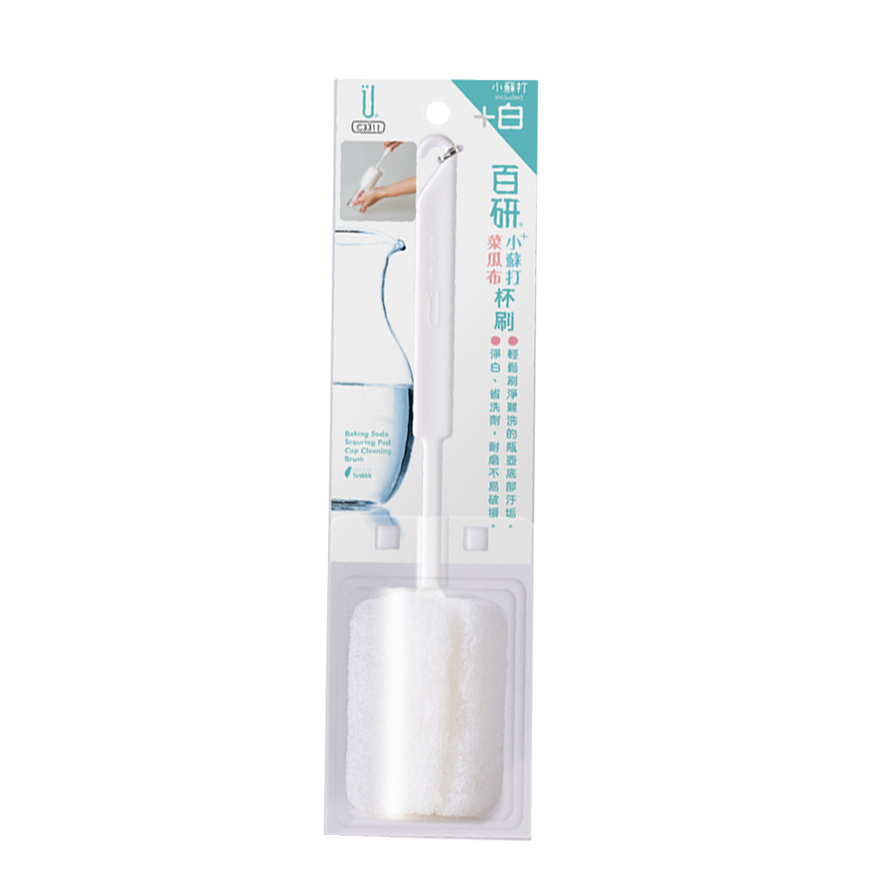 【生活好室】小蘇打 菜瓜布杯刷 菜瓜布 小蘇打杯刷 奶瓶刷 海綿杯刷 海綿菜瓜布杯刷 清潔刷 奶瓶清潔 杯刷 萬用刷 刷, , large