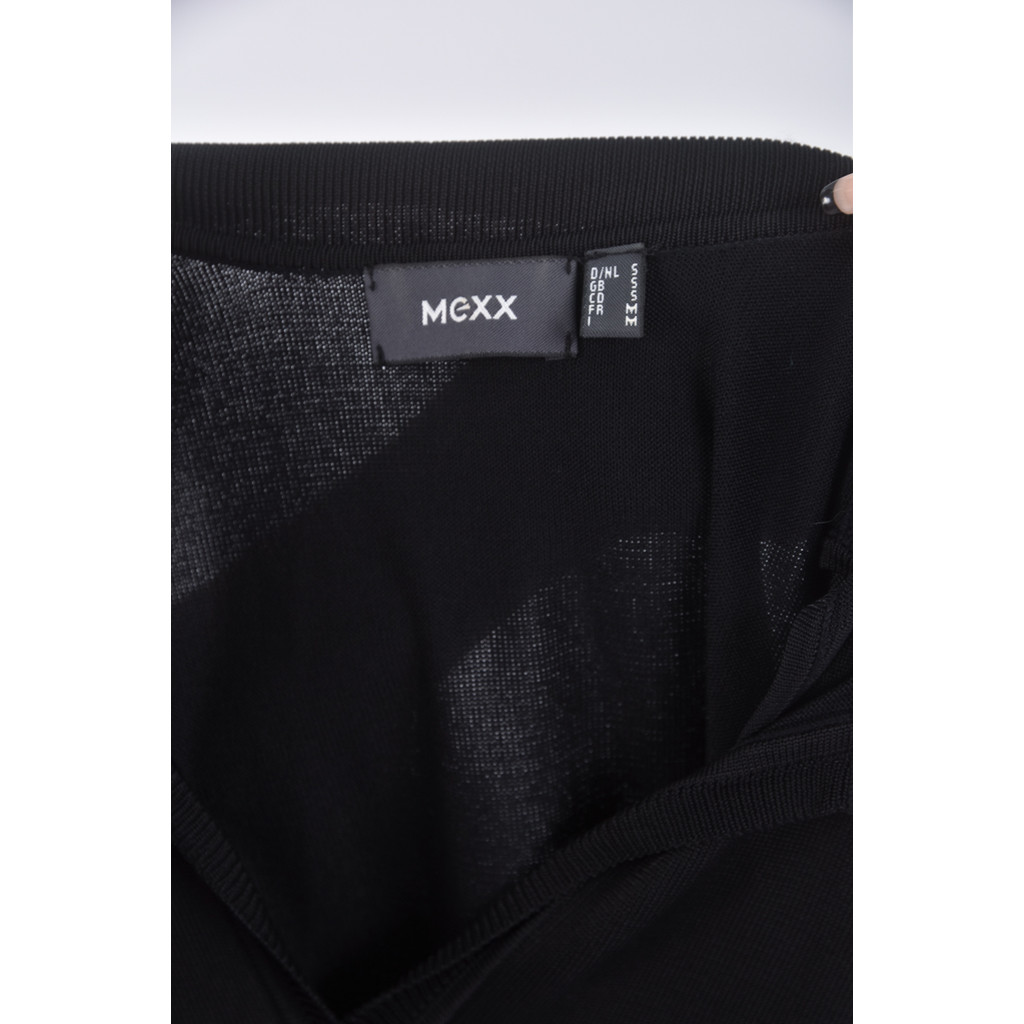 (S) mexx質感無袖黑色上衣二手衣, , large