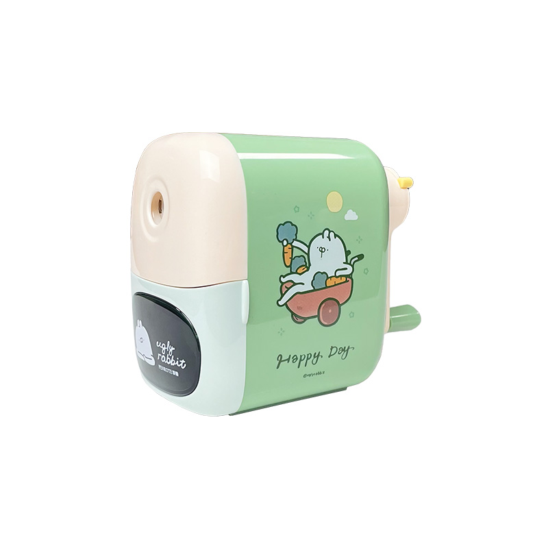 【PENROTE 筆樂】醜白兔大小通吃自動進筆削鉛筆機 2款, , large