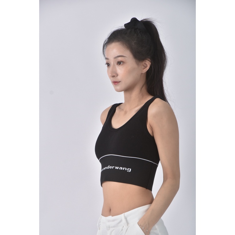 (S) 【安于晴Charlene私服】alexander Wang質感無袖黑色上衣二手衣, , large