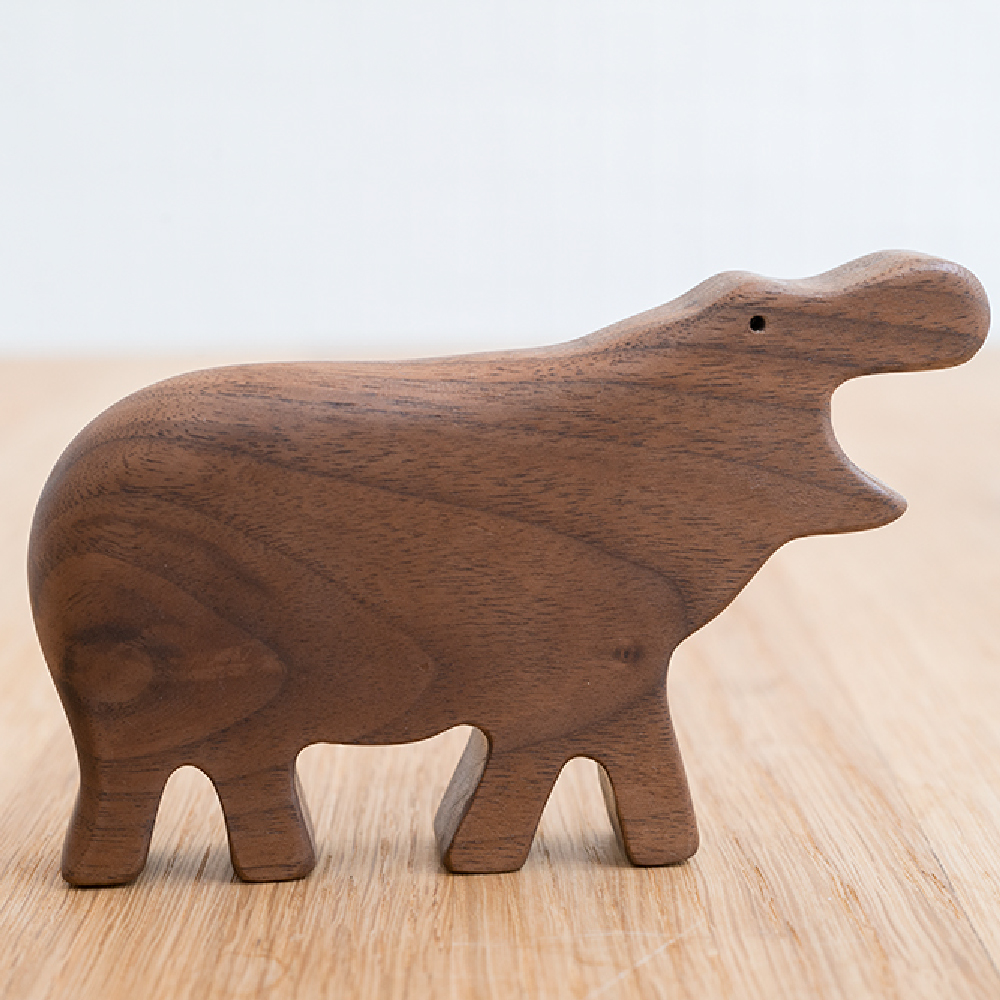 [eguchi co,. Ltd.] eguchitoys Rattle Hippo, , large