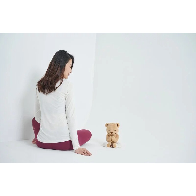 YOGA FLOW Ula Tshirt - 長袖圓領罩衫 - 淺米 Beiga, , large