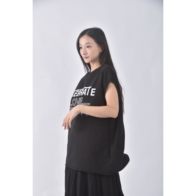 (XL) monday weekend質感背心黑色上衣二手衣, , large