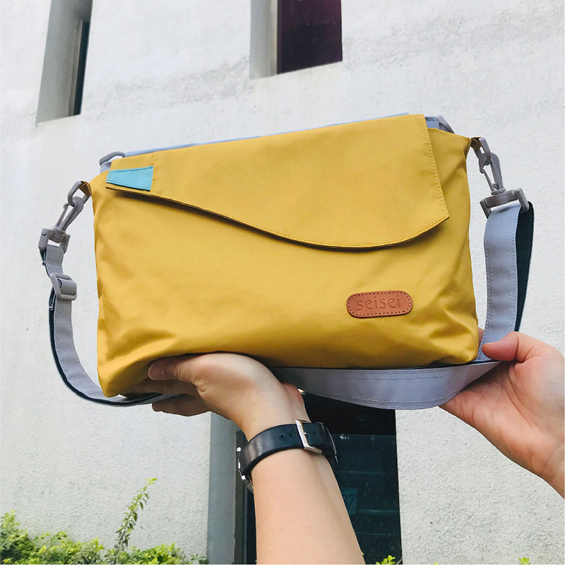 Eco-friendly Crossbody bag & tote bag Two-in-one, Reversible yoyo bag(Bumblebee), , large