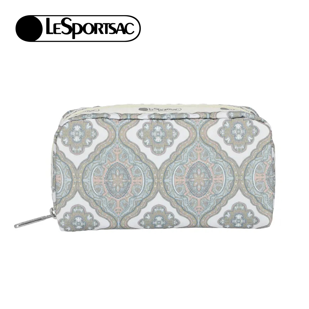 |快速出貨|Lesportsac Rectangular Cosmetic 長形化妝包/ 大馬士革窗花, , large