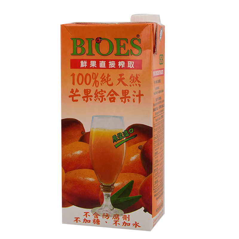 Bioes 100 Mango juice 1L, , large