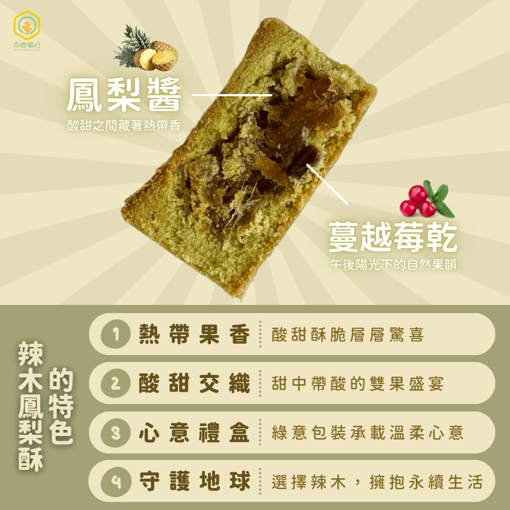 【花樹銀行】Moringa Pineapple Cake, , large