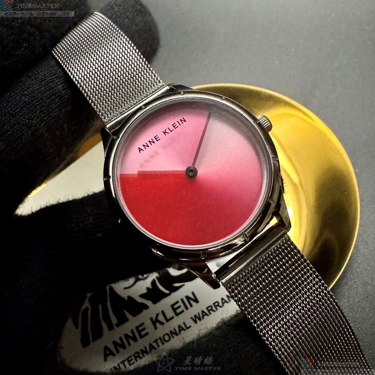 [星晴錶業]ANNE KLEIN手錶,34mm,AN00625變色錶面槍灰色錶殼鐵灰色米蘭錶帶款, , large