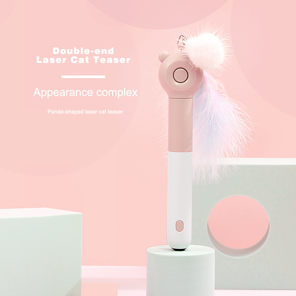 熊熊紅外線伸縮逗貓棒 逗貓神器3.0 顏色隨機出貨, , large