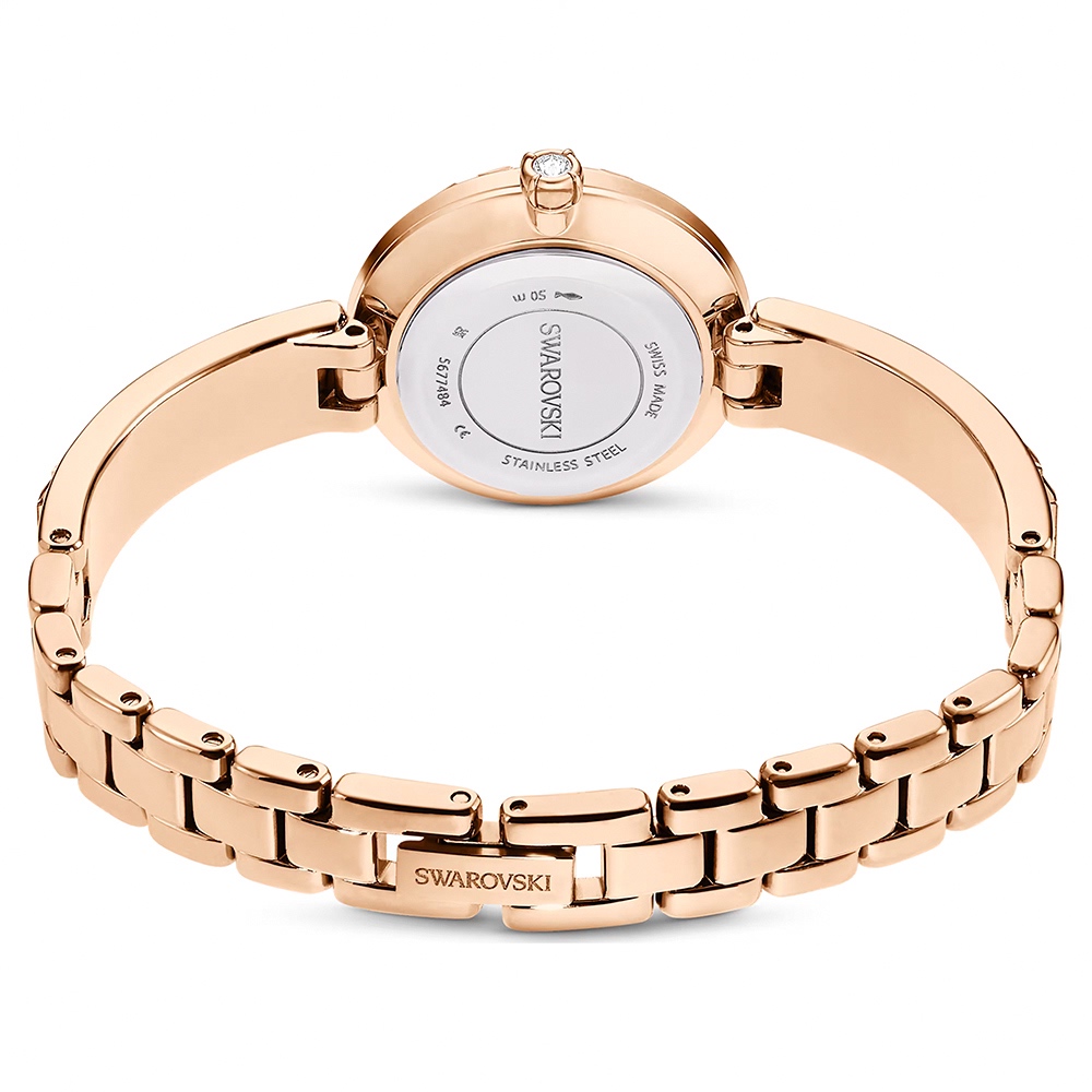 SWAROVSKI 施華洛世奇 Matrix Bangle 方形切割水晶手鐲式手錶 女錶-25mm(5677484), , large