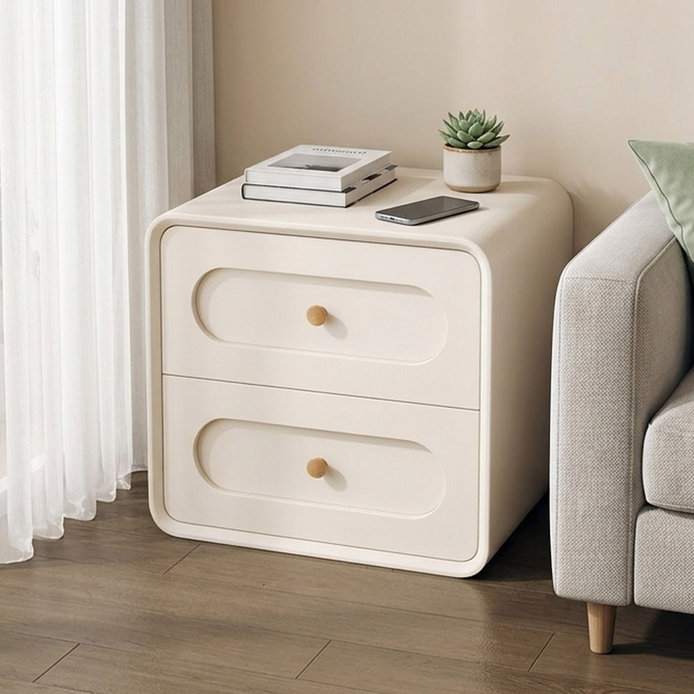 AOTTO免組裝北歐風簡約雙抽床頭櫃(FT-009), , large