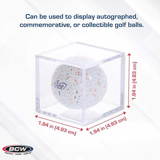 BCW Golf Ball Display Cases – 6 Pack Acrylic Boxes, , large