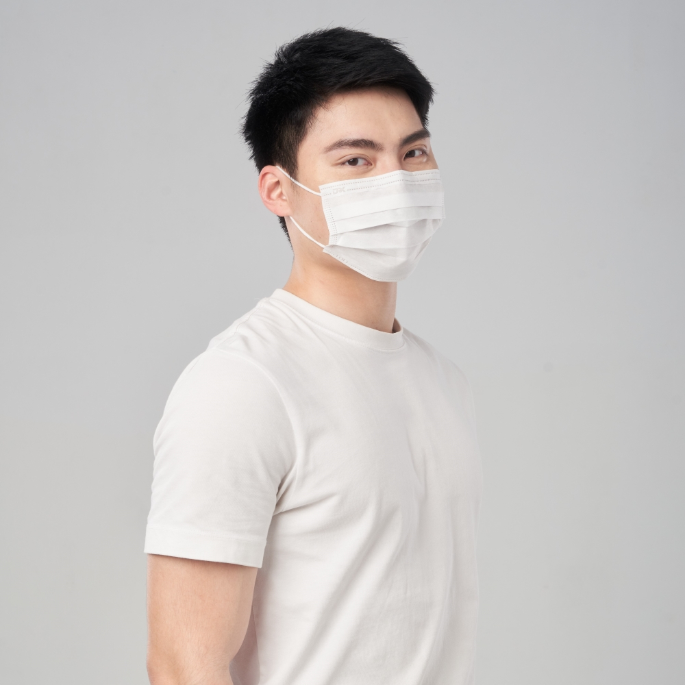 【DRX達特世】羽量級-醫用平面口罩-粉嫩四色 / 成人40入 (3倍透氣!), , large