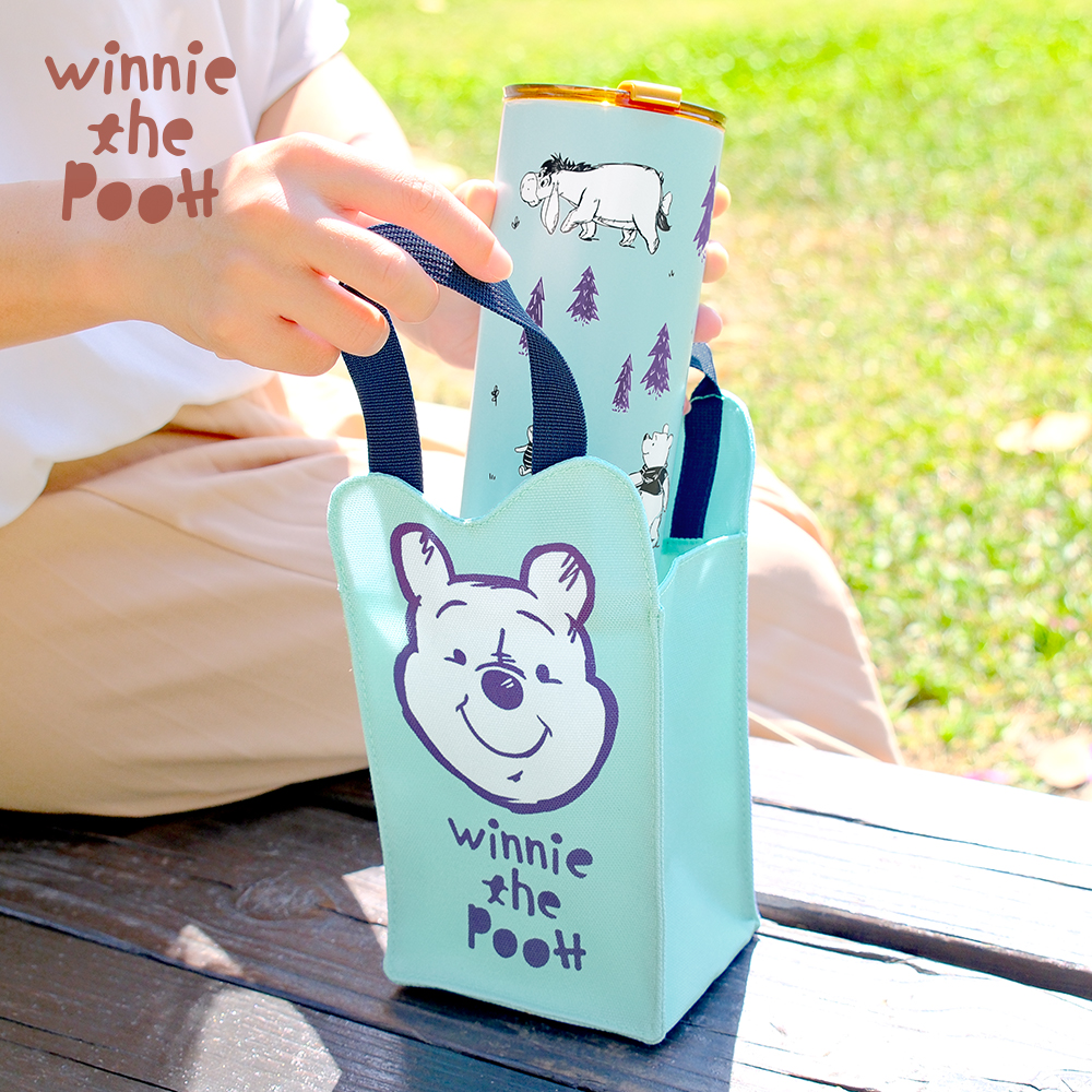 Disney Winnie Stainless Steel Insulated Vacuum Double Drink Cup Set 600ml -  Pink, , large