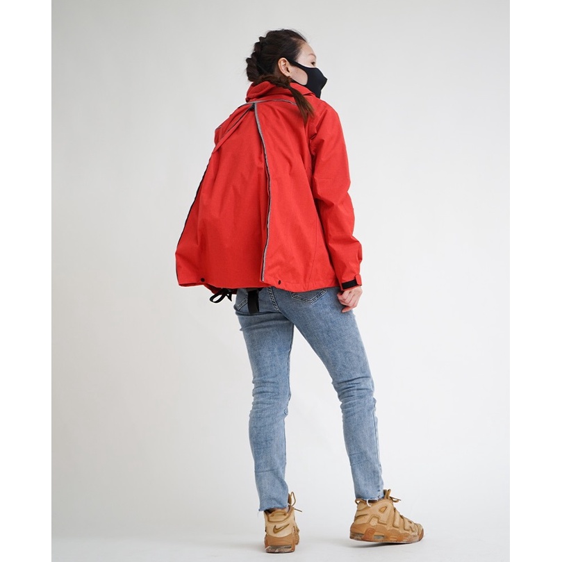 【周周生活】現貨 雨衣兩件式 機車雨衣 奧德蒙雨衣 揹客 背包雨衣 重機環島 兩截式雨衣 雨衣外套 2件式雨衣 風衣雨衣, , large