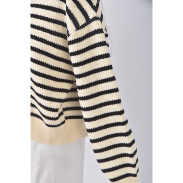 (XL) and como條紋白色外套二手衣, , large