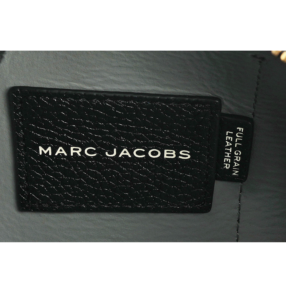 MARC JACOBS 粒面皮革迷你波士頓二用包/黑色, , large