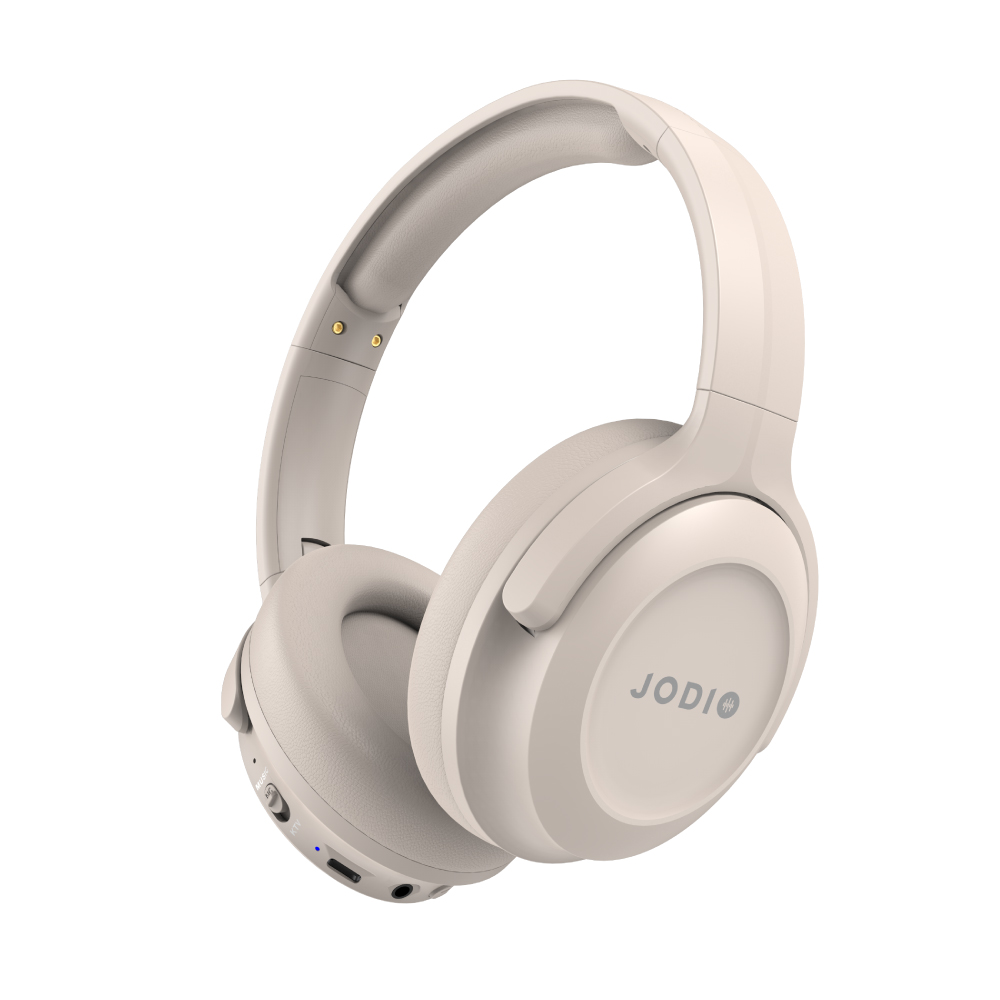 【固士特】JODIO K3藍牙行動KTV耳機_奶茶色(送專屬收納包，顏色隨機), , large