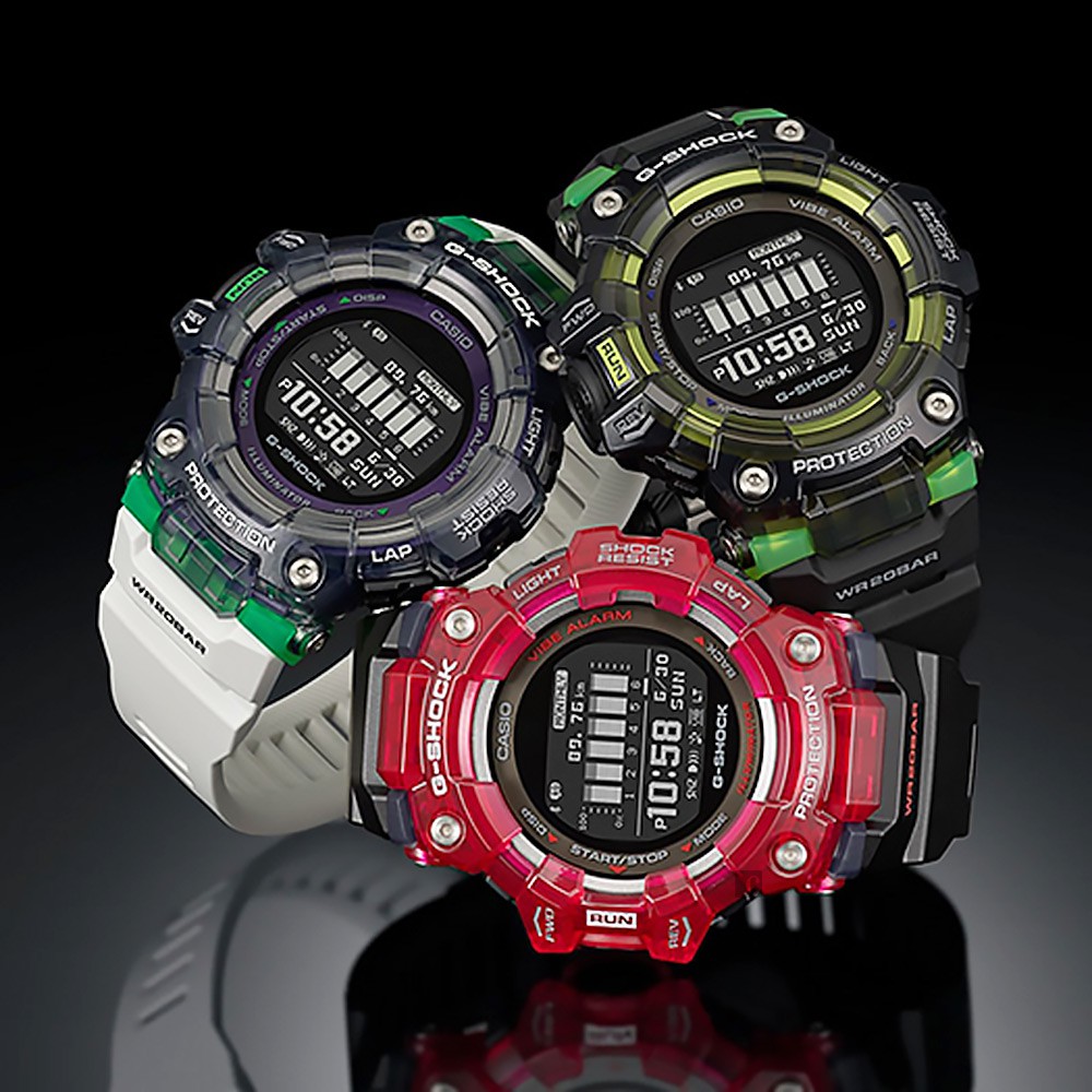 CASIO 卡西歐 G-SHOCK 多功能運動藍芽電子錶 GBD-100SM-1A7, , large