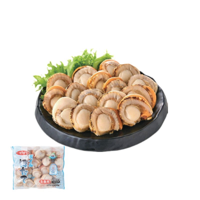 冷凍熟含卵帶唇扇貝L_800g, , large