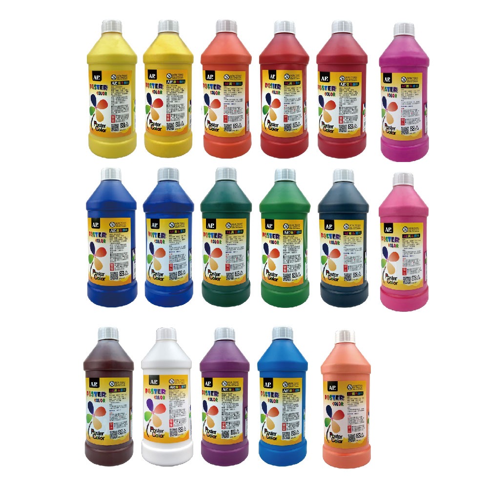 【AP】廣告 顏料 1000ml  /瓶 B0110   -  P18-粉紅色, , large