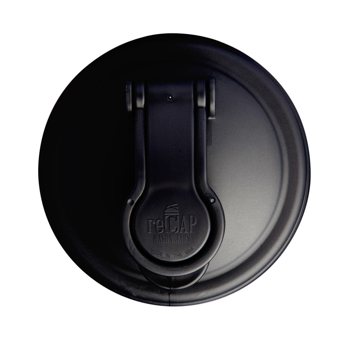 reCAP® Mason Jars Lid POUR cap Wide Mouth-Black, , large