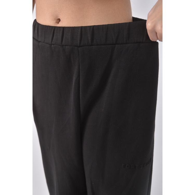 (S) 【智恩私服】net高腰質感棉質黑色長褲二手衣, , large