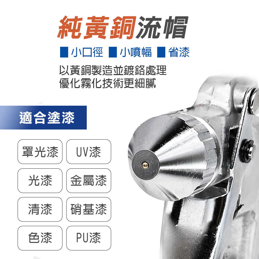重力式迷你型噴漆槍(K-3) 附漆杯200cc 口徑0.5mm 小型修補噴槍 油漆噴漆槍 彩繪修補噴槍, , large