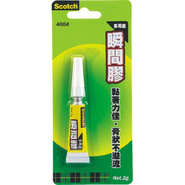 3M 4004 瞬間膠-膠狀