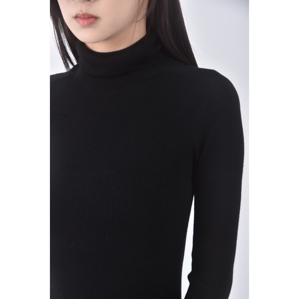 (S) amyy studios質感羊毛純羊毛黑色短袖上衣二手衣, , large