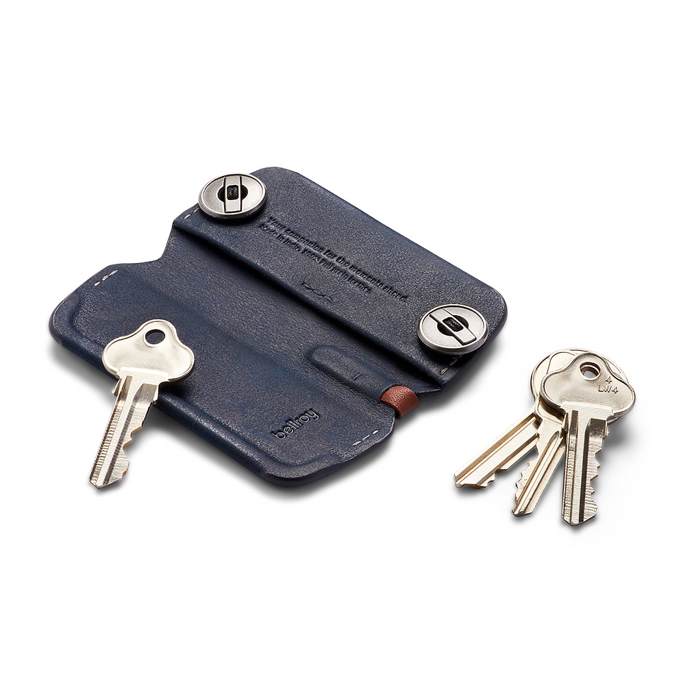 Bellroy 磁吸式鑰匙包 鑰匙圈 優質皮革 Key Cover Plus 系列 第三版-深海藍, , large