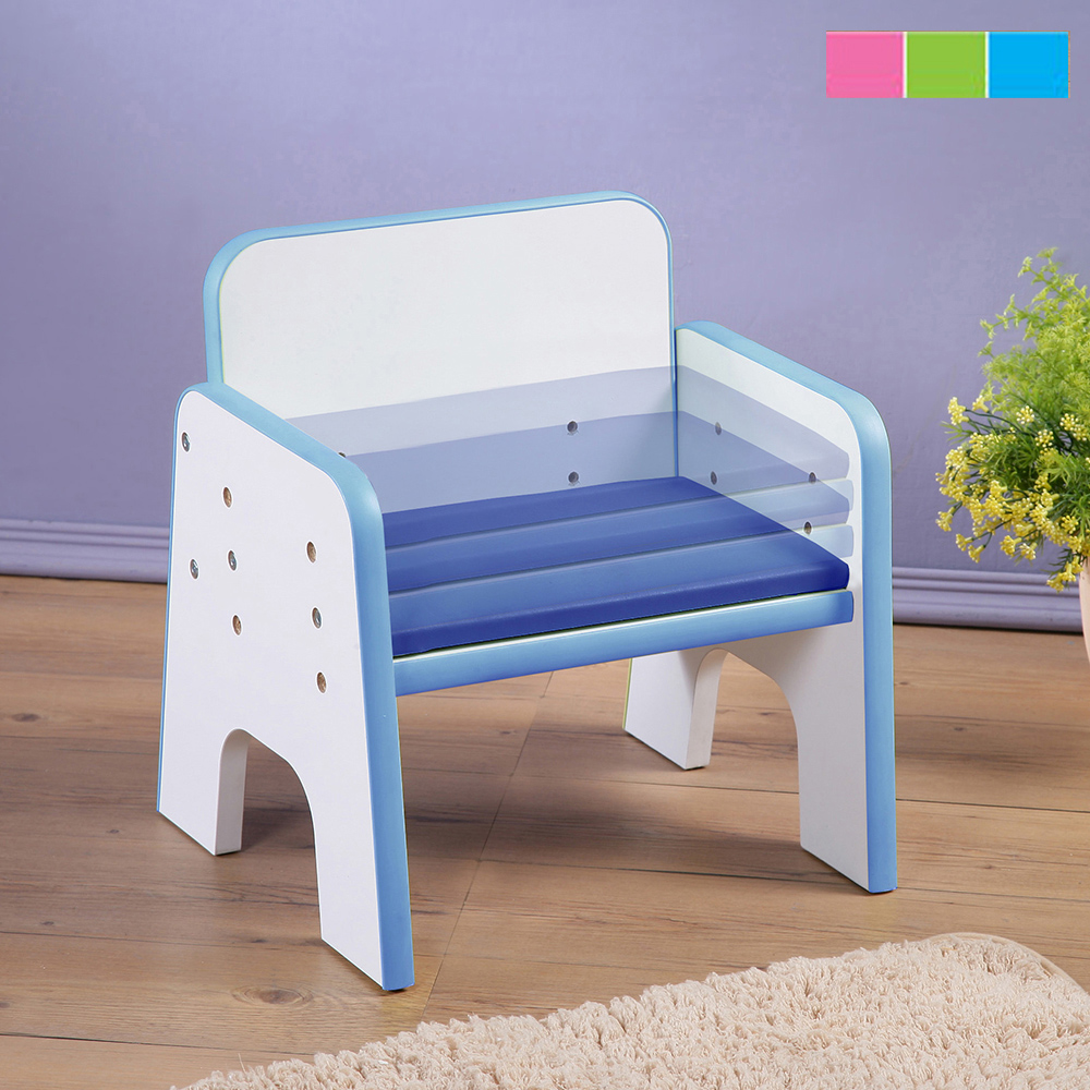 《C&B》創意小天才小童遊戲成長系列之調整椅/台灣生產-粉藍, , large