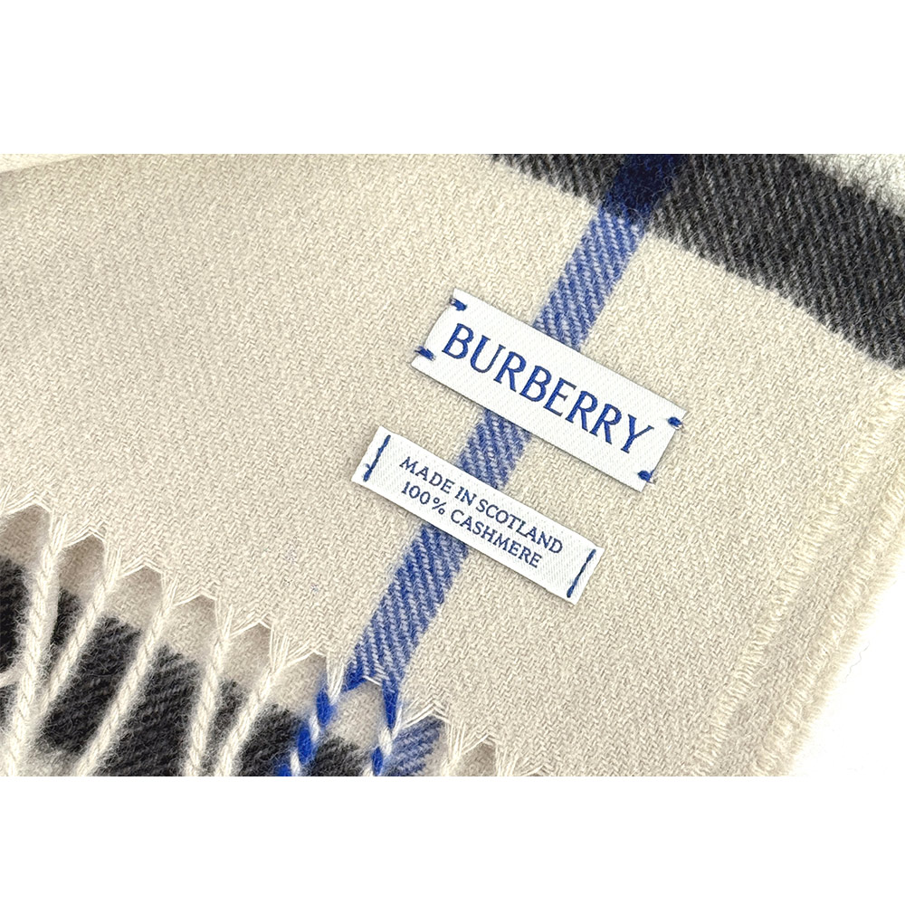BURBERRY 基本款經典格紋喀什米爾圍巾/地衣色, , large