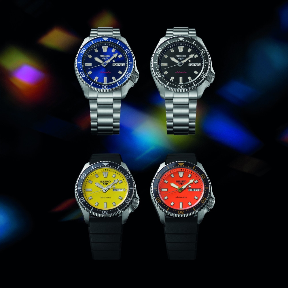 |預售|SEIKO 精工 5 Sports SKX 經典復刻機械錶-銀X黑 SRPL85K1/4R36-17K0D, , large