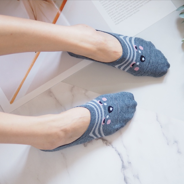 [Kaimei Cotton Industry] 10 pairs set, random and excellent, MIT made in Taiwan, heel non-slip pure cotton invisible socks, Kaimei Cotton Industry, , large