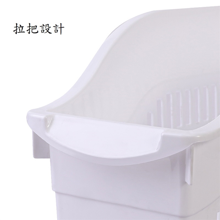 Daily Case Roller Storage Basket - Long, , large