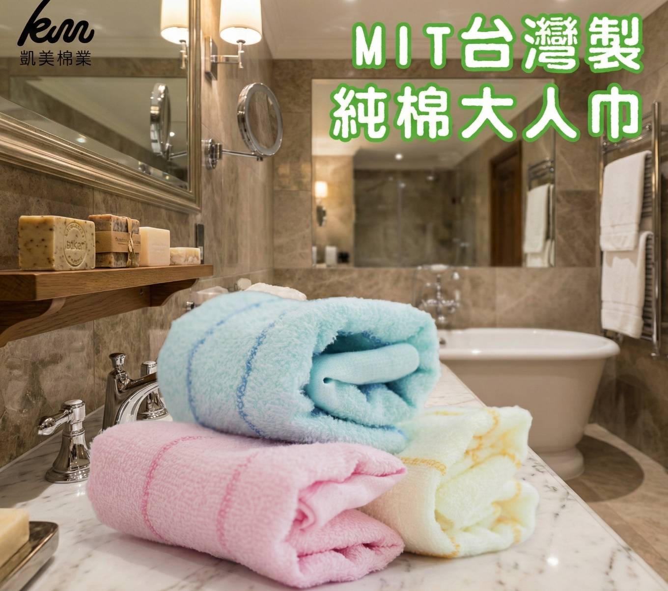 [凱美棉業] 12入組 隨機出色 超值一打價 純棉大人巾/毛巾/擦澡巾 16兩 MIT台灣製造, , large