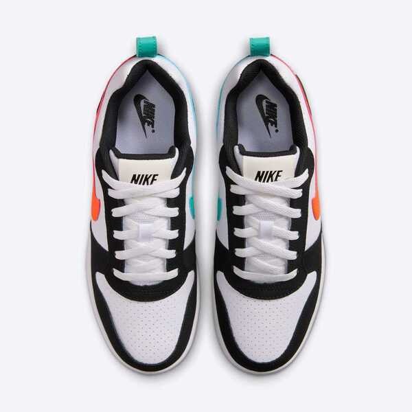 Kixpress-Nike Court Borough Low 女 運動休閒鞋 低筒 舒適 穿搭 黑 橘 [FD9918-181], , large