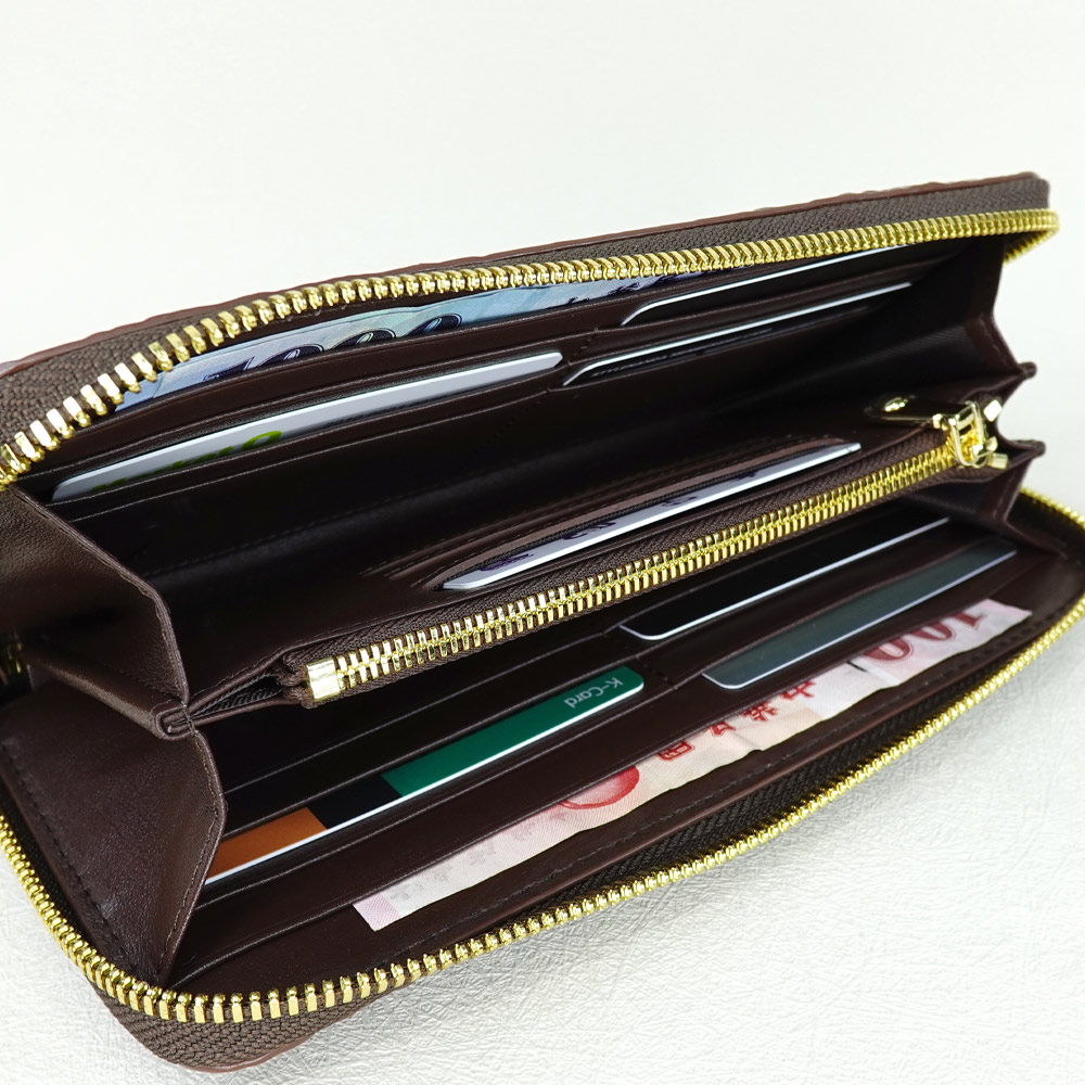 【M2nd】 Zip-around Wallet, , large