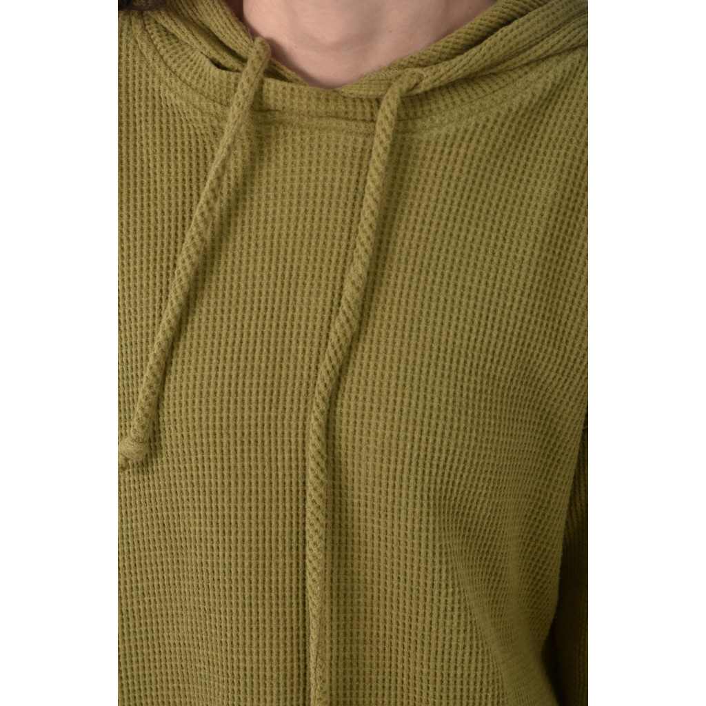 (XL) ease sport棉質純棉連帽綠色長袖上衣二手衣, , large