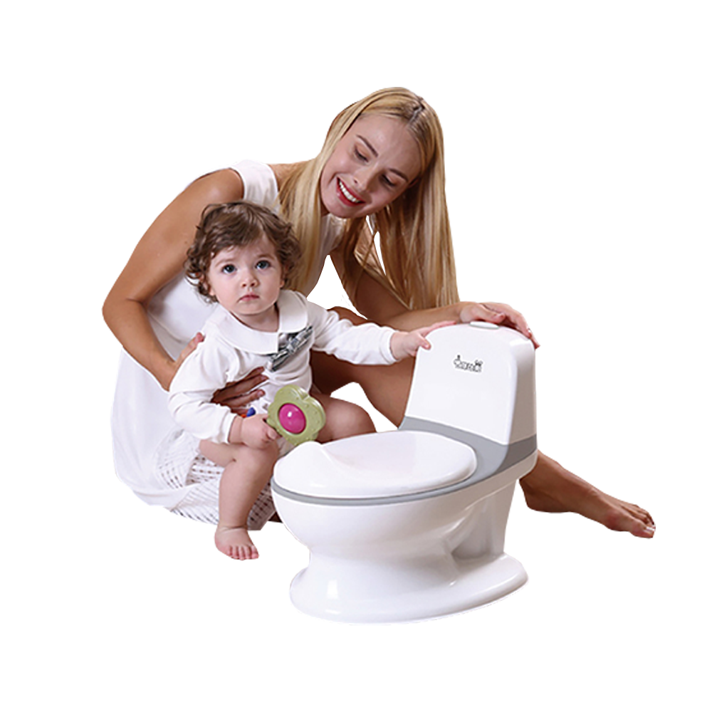 芽比兔 baby whale幼兒仿真學習小馬桶, , large