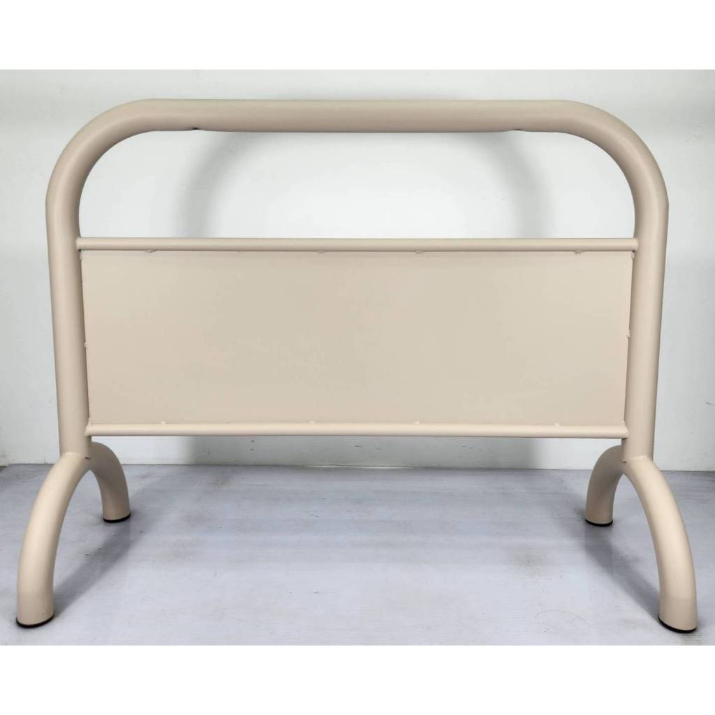 奶茶色拒馬 鍍鋅烤漆拒馬 文青風停車牌 韓風 圍籬 咖啡廳裝潢 店面規劃 質感店面 極簡風 柵欄 禁止停車, , large